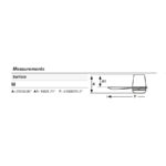 Faro Barcelona PUNT TUB M Ø1300MM WHITE 3 LIGHT W. BLADES – 33829FR