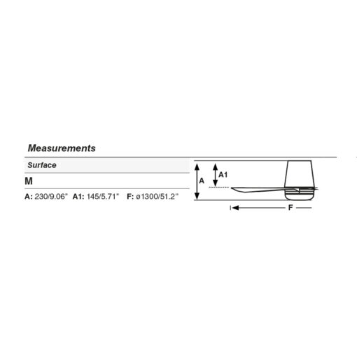 Faro Barcelona PUNT TUB M Ø1300MM WHITE 3 LIGHT W. BLADES – 33829FR