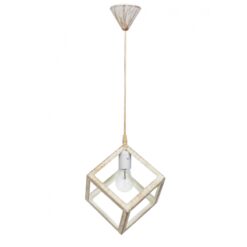 Κρεμαστό φωτιστικό KYVOS 1/L WHITE-BRONZE Heronia – 34-0290