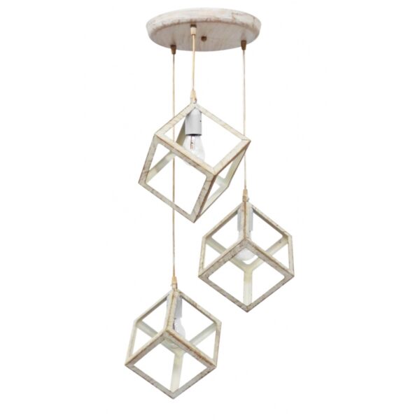 KYVOS/3L WHITE-BRONZE PENDEL 3/L ΚΡΕΜΑΣΤΟ ΜΕΤ. Heronia – 34-0292