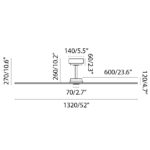 Faro Barcelona MILOS Smart WIFI Ανεμιστήρας Οροφής Μαύρου Χρώματος με Τηλεχειριστήριο – 34100WP