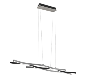 Κρεμαστό Φωτιστικό Trio Lighting BLAZE , 35W · 4300lm, 2300+3000+4000K Βουρτσισμένο Αλουμίνιο Μεταλλικό, Step Dimmable, Χρώματα Ρυθμιζόμενα στο Φωτιστικό- 341210305