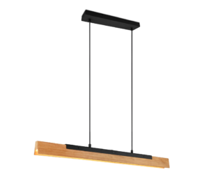 Κρεμαστό Φωτιστικό Trio Lighting KERALA , 25W · 3000lm, 3000K Μαύρο Ματ Μεταλλικό, Αφής, – 341610132