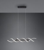 Κρεμαστό Φωτιστικό Trio Lighting SEQUENCE , 45W · 5600lm, 2300+3000+4000K Βουρτσισμένο Αλουμίνιο Αλουμίνιο, Step Dimmable – 341810205