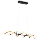 Κρεμαστό Φωτιστικό Trio Lighting SEQUENCE , 45W · 5600lm, 2300+3000+4000K Χρυσό Αλουμίνιο, Step Dimmable, Χρώματα Ρυθμιζόμενα στο Φωτιστικό- 341810208