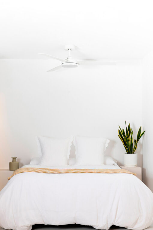 Faro Barcelona BARTH L Ανεμιστήρας Οροφής LED 24W CCT Λευκός Φ132 DC – Τηλεχειριστήριο – 34260