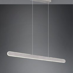 Κρεμαστό Γραμμικό Φωτιστικό Up-Down HELIOS Trio Lighting LED 28W 3300lm CCT Dimmable Αφής Βουρτσισμένο Αλουμίνιο – 343310105