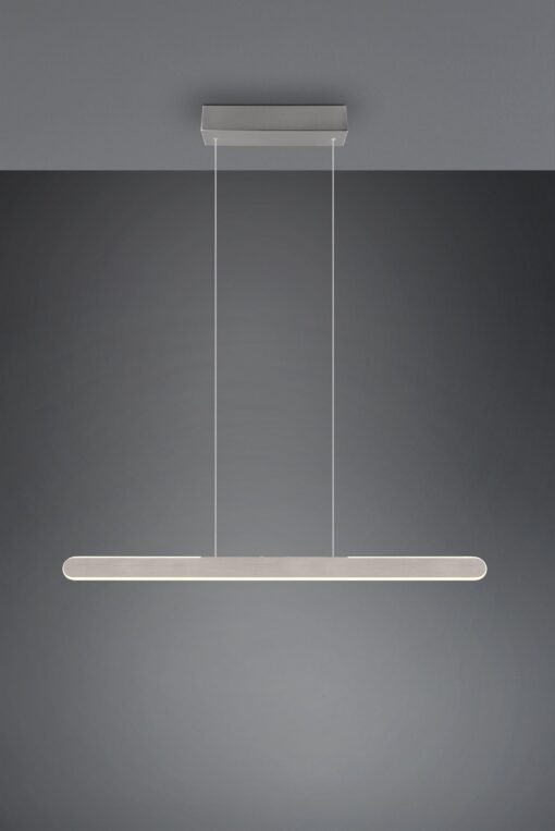 Κρεμαστό Γραμμικό Φωτιστικό Up-Down HELIOS Trio Lighting LED 28W 3300lm CCT Dimmable Αφής Βουρτσισμένο Αλουμίνιο – 343310105