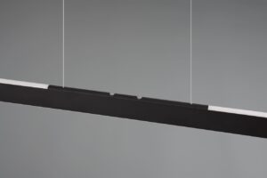 Κρεμαστό Γραμμικό Φωτιστικό Up-Down HELIOS Trio Lighting LED 28W 3300lm CCT Dimmable Αφής Μαύρο Ματ – 343310132