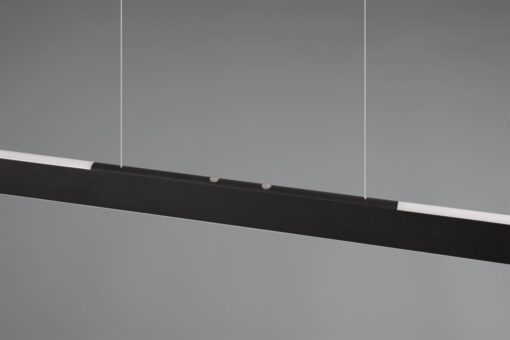 Κρεμαστό Γραμμικό Φωτιστικό Up-Down HELIOS Trio Lighting LED 28W 3300lm CCT Dimmable Αφής Μαύρο Ματ – 343310132