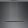 Κρεμαστό Γραμμικό Φωτιστικό Up-Down HELIOS Trio Lighting LED 28W 3300lm CCT Dimmable Αφής Μαύρο Ματ – 343310132