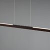 Κρεμαστό Γραμμικό Φωτιστικό Up-Down HELIOS Trio Lighting LED 28W 3300lm CCT Dimmable Αφής Μαύρο Ματ – 343310132
