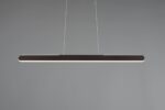 Κρεμαστό Γραμμικό Φωτιστικό Up-Down HELIOS Trio Lighting LED 28W 3300lm CCT Dimmable Αφής Μαύρο Ματ – 343310132