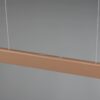 Κρεμαστό Γραμμικό Φωτιστικό Up-Down HELIOS Trio Lighting LED 28W 3300lm CCT Dimmable Αφής Καφέ – 343310165