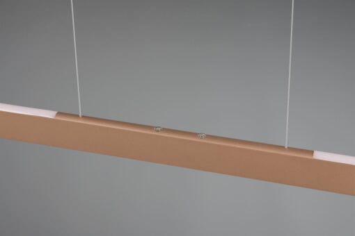 Κρεμαστό Γραμμικό Φωτιστικό Up-Down HELIOS Trio Lighting LED 28W 3300lm CCT Dimmable Αφής Καφέ – 343310165