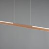 Κρεμαστό Γραμμικό Φωτιστικό Up-Down HELIOS Trio Lighting LED 28W 3300lm CCT Dimmable Αφής Καφέ – 343310165