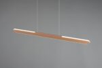 Κρεμαστό Γραμμικό Φωτιστικό Up-Down HELIOS Trio Lighting LED 28W 3300lm CCT Dimmable Αφής Καφέ – 343310165