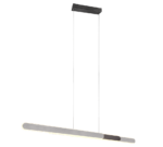 Κρεμαστό Φωτιστικό Trio Lighting LED 48W 2700K Dimmable με Τηλεχειριστήριο χρώματος Αλουμινίου – 343310305