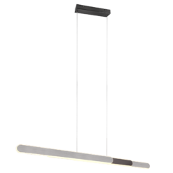 Κρεμαστό Φωτιστικό Trio Lighting LED 48W 2700K Dimmable με Τηλεχειριστήριο χρώματος Αλουμινίου – 343310305