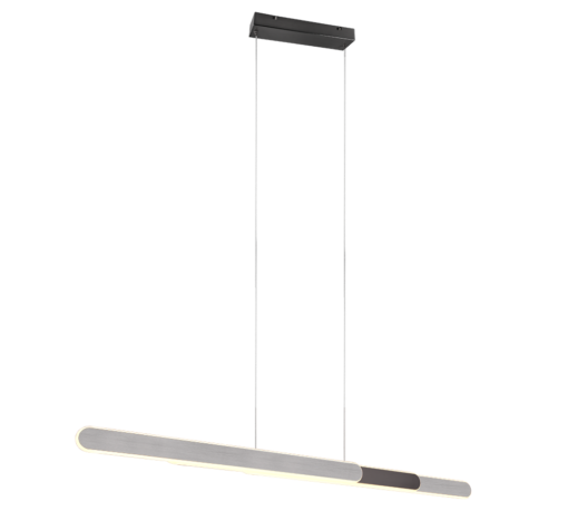 Κρεμαστό Φωτιστικό Trio Lighting LED 48W 2700K Dimmable με Τηλεχειριστήριο χρώματος Αλουμινίου – 343310305