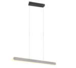 Κρεμαστό Φωτιστικό Trio Lighting LED 48W 2700K Dimmable με Τηλεχειριστήριο χρώματος Αλουμινίου – 343310305