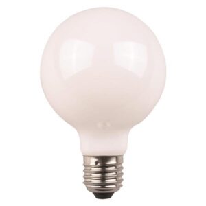 ΛΑΜΠΑ LED ΓΛΟΜΠΟ G95 CROSSED FILAMENT 8W Ε27 4000K 220-240V MILKY EUROLAMP 147-78411