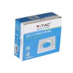 VT-7227 LED σποτ στερέωσης, λευκό, συμβατό με GU10 λαμπτήρες, συσκευασία 2 ετών εγγύηση.