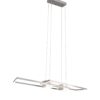 LED Κρεμαστό Φωτιστικό ALBANY Νίκελ Ματ 37W 4300lm CCT Dimmable με Τηλεχειριστήριο Trio Lighting – 347710407