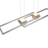 LED Κρεμαστό Φωτιστικό ALBANY Νίκελ Ματ 37W 4300lm CCT Dimmable με Τηλεχειριστήριο Trio Lighting – 347710407
