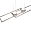 LED Κρεμαστό Φωτιστικό ALBANY Νίκελ Ματ 37W 4300lm CCT Dimmable με Τηλεχειριστήριο Trio Lighting – 347710407