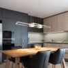LED Κρεμαστό Φωτιστικό ALBANY Νίκελ Ματ 37W 4300lm CCT Dimmable με Τηλεχειριστήριο Trio Lighting – 347710407