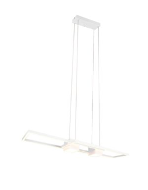 LED Κρεμαστό Φωτιστικό ALBANY Λευκό Ματ 37W 4300lm CCT Dimmable με Τηλεχειριστήριο Trio Lighting – 347710431