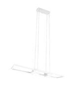 LED Κρεμαστό Φωτιστικό ALBANY Λευκό Ματ 37W 4300lm CCT Dimmable με Τηλεχειριστήριο Trio Lighting – 347710431