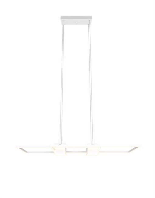 LED Κρεμαστό Φωτιστικό ALBANY Λευκό Ματ 37W 4300lm CCT Dimmable με Τηλεχειριστήριο Trio Lighting – 347710431