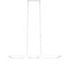 LED Κρεμαστό Φωτιστικό ALBANY Λευκό Ματ 37W 4300lm CCT Dimmable με Τηλεχειριστήριο Trio Lighting – 347710431