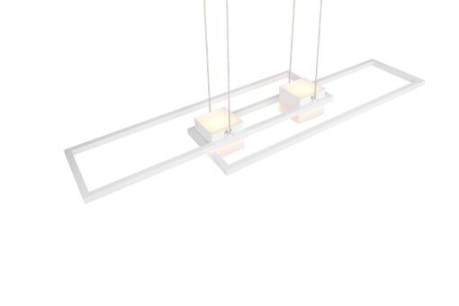 LED Κρεμαστό Φωτιστικό ALBANY Λευκό Ματ 37W 4300lm CCT Dimmable με Τηλεχειριστήριο Trio Lighting – 347710431