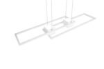 LED Κρεμαστό Φωτιστικό ALBANY Λευκό Ματ 37W 4300lm CCT Dimmable με Τηλεχειριστήριο Trio Lighting – 347710431