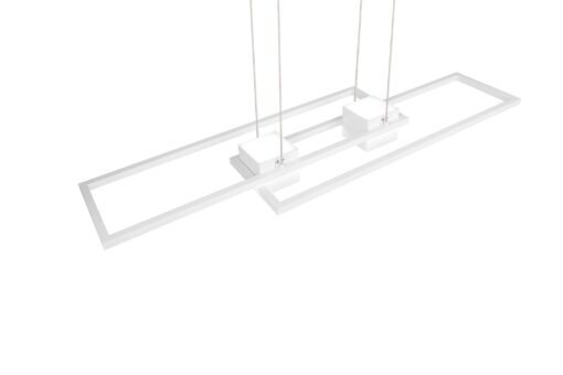 LED Κρεμαστό Φωτιστικό ALBANY Λευκό Ματ 37W 4300lm CCT Dimmable με Τηλεχειριστήριο Trio Lighting – 347710431