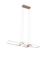 LED Κρεμαστό Φωτιστικό ALBANY Καφέ 37W 4300lm CCT Dimmable με Τηλεχειριστήριο Trio Lighting – 347710465