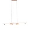 LED Κρεμαστό Φωτιστικό ALBANY Καφέ 37W 4300lm CCT Dimmable με Τηλεχειριστήριο Trio Lighting – 347710465
