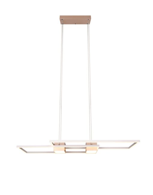 LED Κρεμαστό Φωτιστικό ALBANY Καφέ 37W 4300lm CCT Dimmable με Τηλεχειριστήριο Trio Lighting – 347710465