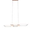 LED Κρεμαστό Φωτιστικό ALBANY Καφέ 37W 4300lm CCT Dimmable με Τηλεχειριστήριο Trio Lighting – 347710465
