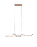 LED Κρεμαστό Φωτιστικό ALBANY Καφέ 37W 4300lm CCT Dimmable με Τηλεχειριστήριο Trio Lighting – 347710465