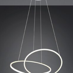 LED Κρεμαστό Φωτιστικό Λευκό Ματ Φ84 Darvin 52W 6700lm CCT Step Dimmable Trio Lighting – 349119131