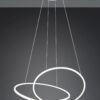LED Κρεμαστό Φωτιστικό Λευκό Ματ Φ84 Darvin 52W 6700lm CCT Step Dimmable Trio Lighting – 349119131