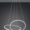 LED Κρεμαστό Φωτιστικό Λευκό Ματ Φ84 Darvin 52W 6700lm CCT Step Dimmable Trio Lighting – 349119131