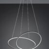 LED Κρεμαστό Φωτιστικό Μαύρο Ματ Φ84 Darvin 52W 6700lm CCT Step Dimmable Trio Lighting – 349119132