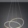 LED Κρεμαστό Φωτιστικό Χρυσό Φ84 Darvin 52W 6700lm CCT Step Dimmable Trio Lighting – 349119179