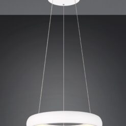 LED Κρεμαστό Φωτιστικό Λευκό Ματ Φ41 Cardona 29W 3300lm CCT Step Dimmable Trio Lighting – 349614531