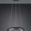 LED Κρεμαστό Φωτιστικό Μαύρο Ματ Φ46 Cardona 29W 3300lm CCT Step Dimmable Trio Lighting – 349614532